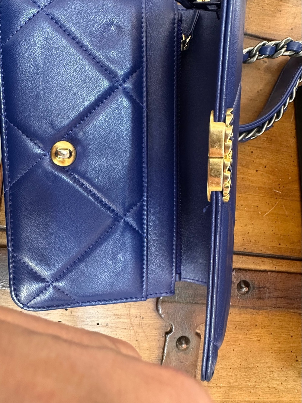 CHANEL 19 Wallet on Chain WOC microchipped full set - Picture 10 of 15